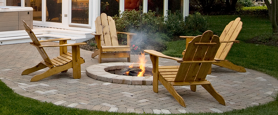 in-ground firepit