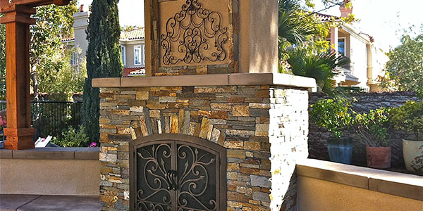 fancy fireplace