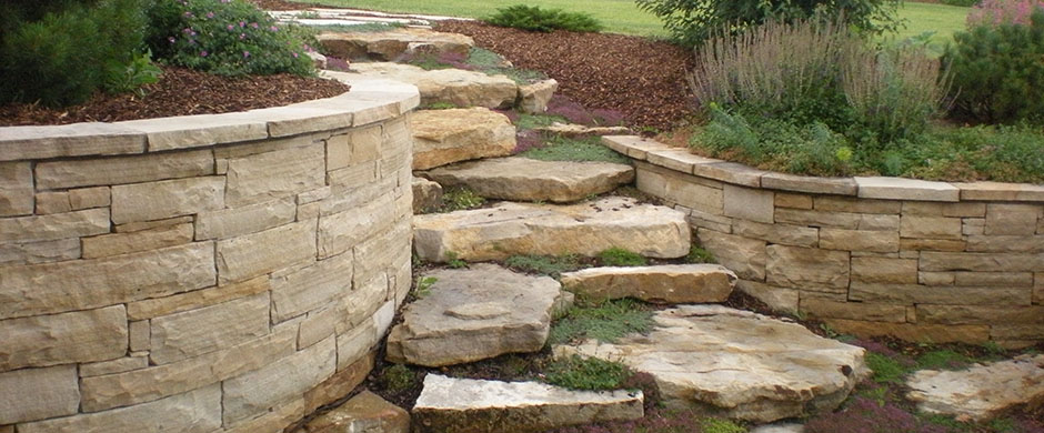 rock walkway