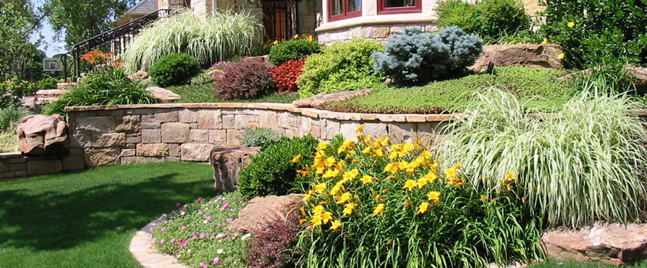 yard with wall
